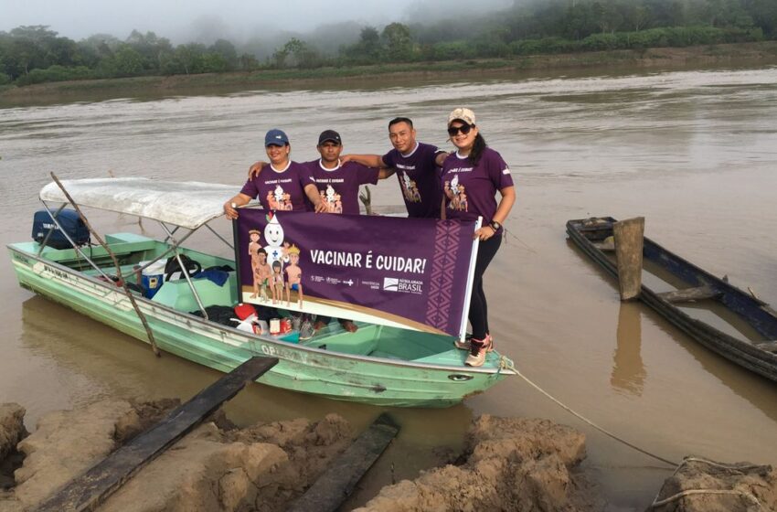 Vacinação indígena: equipes de saúde superam desafios na Amazônia