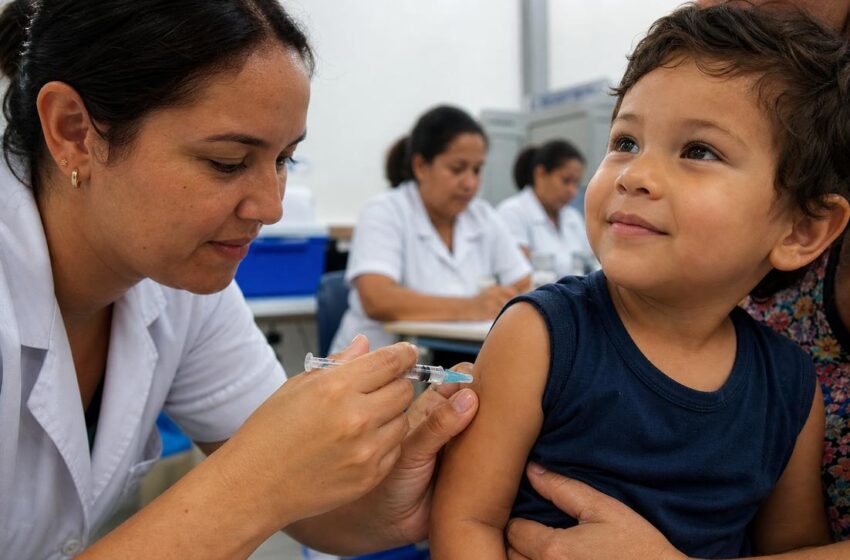 SUS substitui vacina pneumocócica e amplia proteção contra pneumonia e meningite em crianças