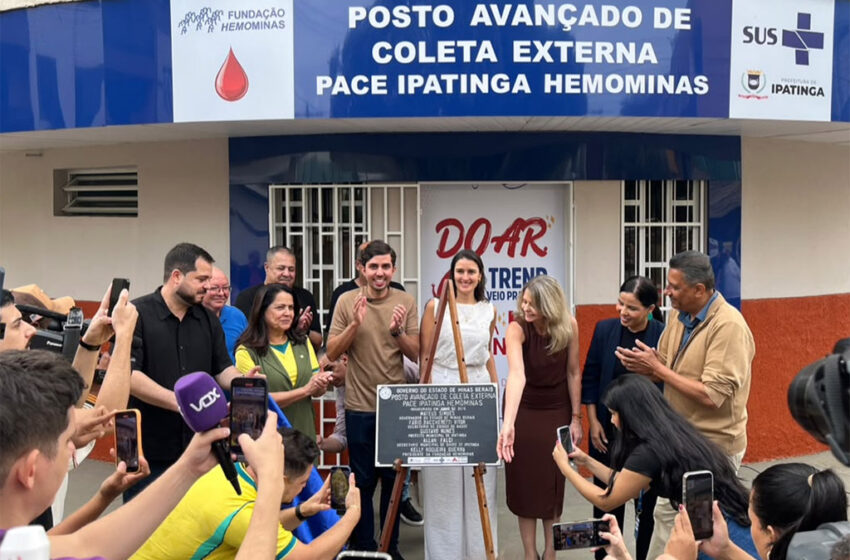  Ipatinga inaugura Posto Avançado de Coleta Externa da Hemominas