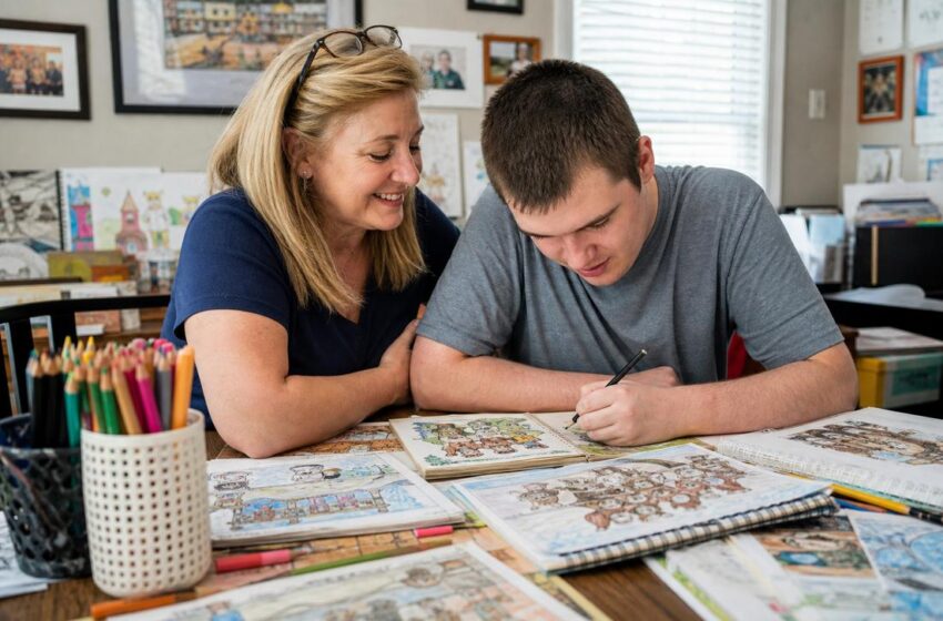  A arte como ponte: como uma mãe conecta-se com seu filho autista nos EUA