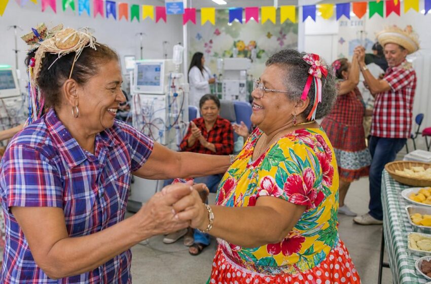  Festa junina para pacientes em hemodiálise promove integração em Ipatinga