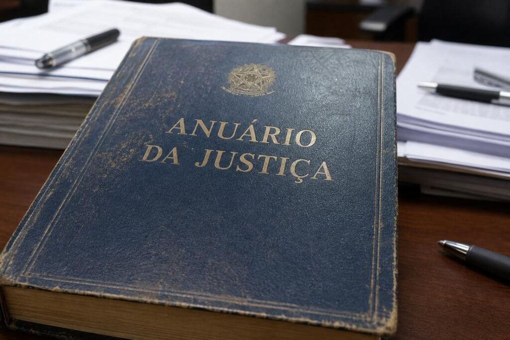 Imagem ilustrativa gerada por IA representa o crescimento da judicialização do autismo no Brasil com destaque para decisões judiciais e processos relacionados ao TEA.