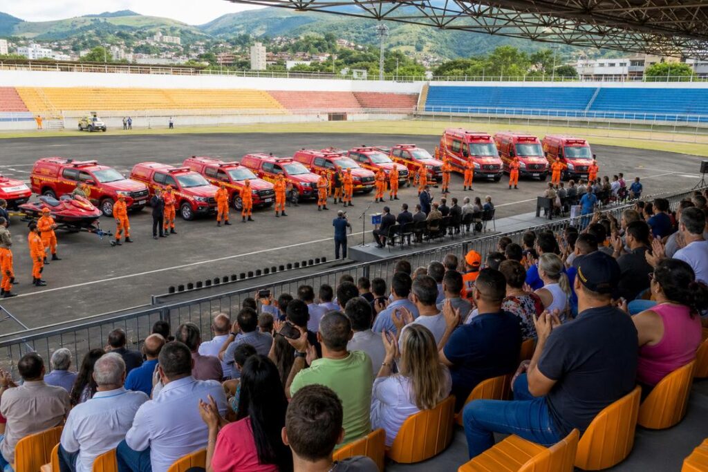 Imagem ilustrativa das novas viaturas dos Bombeiros de Ipatinga entregues para reforçar o atendimento e a fiscalização na região.