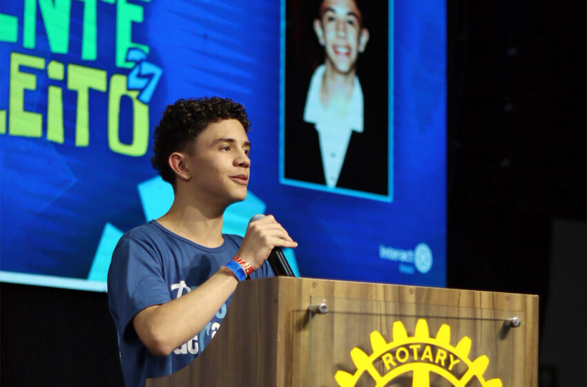  Jovem de Ipatinga assume a presidência nacional do Interact Brasil