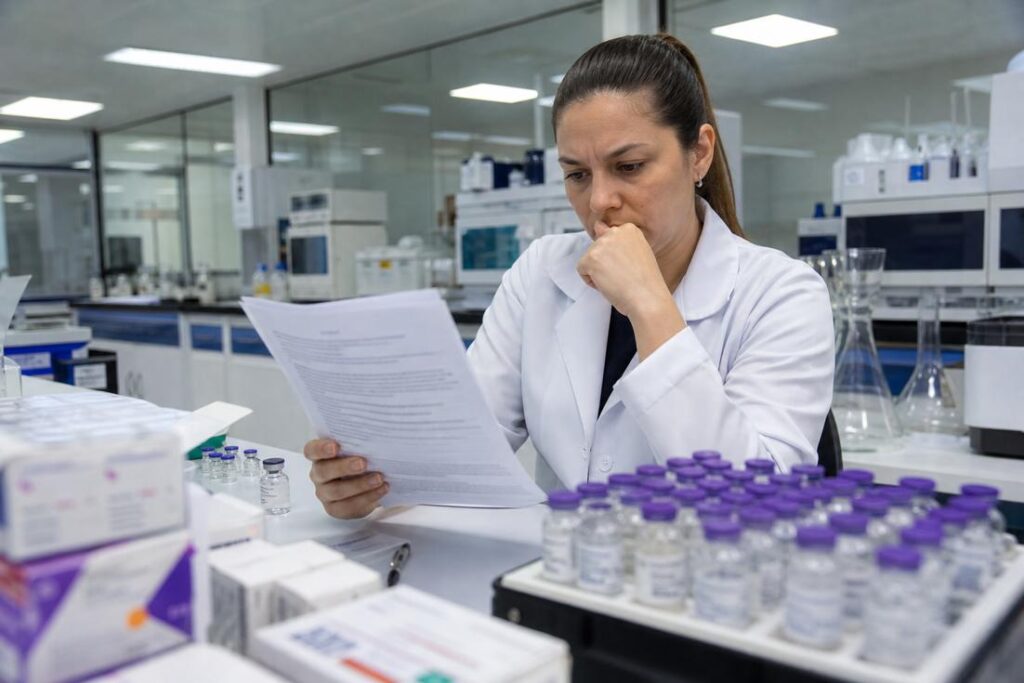 Caixa de medicamento Mounjaro falsificado sob alerta sanitário da Anvisa
