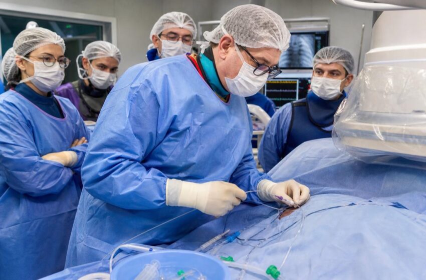  Válvula Harmony tem primeiro implante no Brasil sem cirurgia aberta