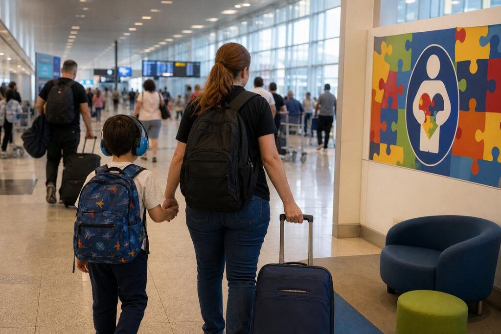 Aeroporto amigo do Autista.