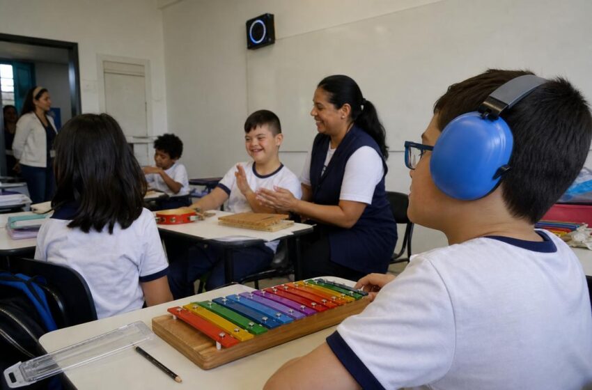  Sirene escolar dá lugar à música para acolher alunos autistas