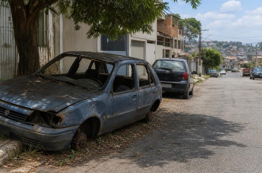  Veículos abandonados em Ipatinga começam a sair das ruas