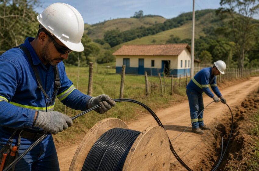  Fibra óptica em Minas terá R$ 10 milhões do BNDES