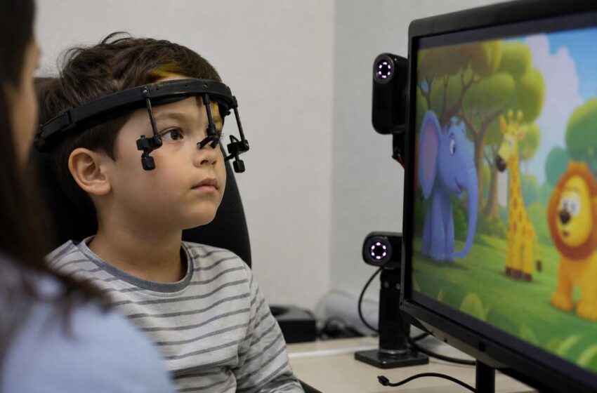  Rastreamento ocular no autismo apoia avaliação clínica do TEA