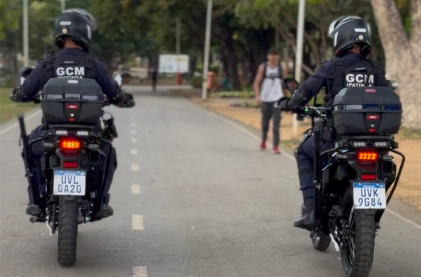  Guarda Municipal de Ipatinga amplia patrulhamento no Parque Ipanema com duas novas motocicletas