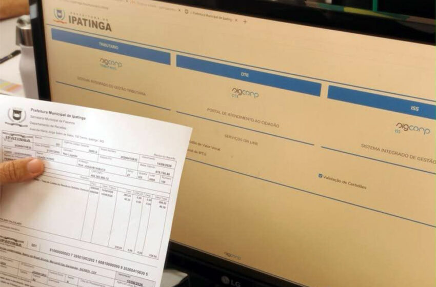  Ipatinga antecipa transição para Emissor Nacional de Nota Fiscal de Serviços