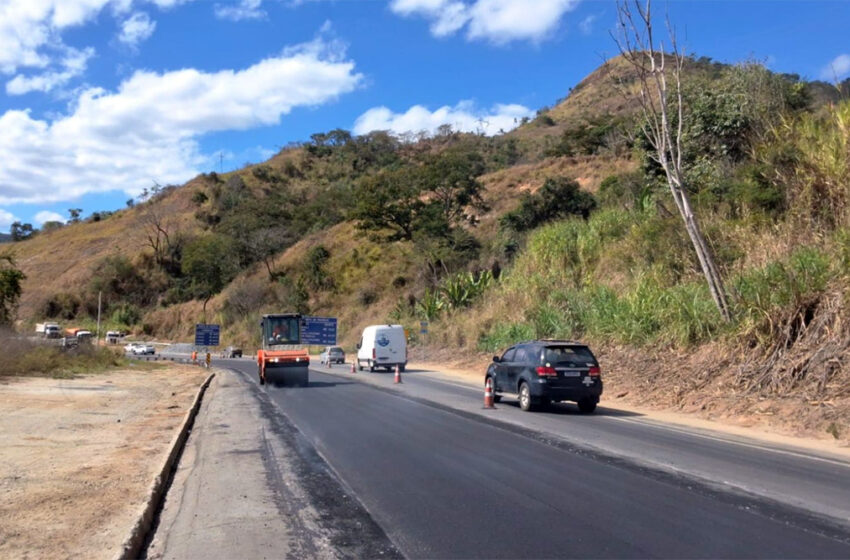  Concessionária mantém cronograma de obras em trechos entre Caeté e Governador Valadares