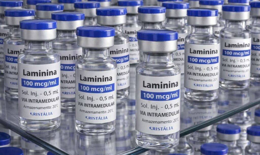 Teste clínicos da polilaminina