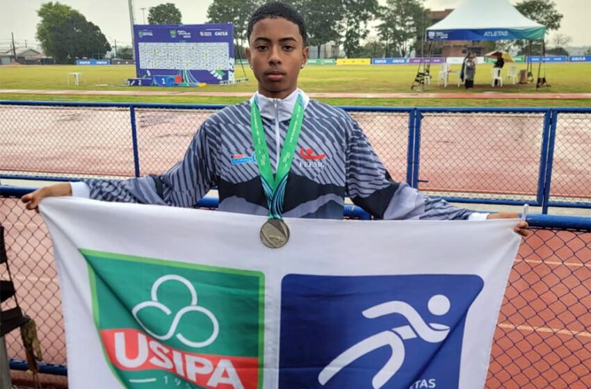  Atleta da Usipa conquista vice-campeonato no salto triplo nos Jogos da Juventude 2026